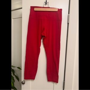 Lululemon Align 24" Legging in Red, Size 8